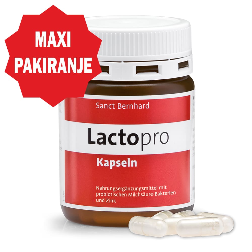Lactopro Probiotik Kapsule (100 kapsula) - Kräuterhaus Sanct Bernhard