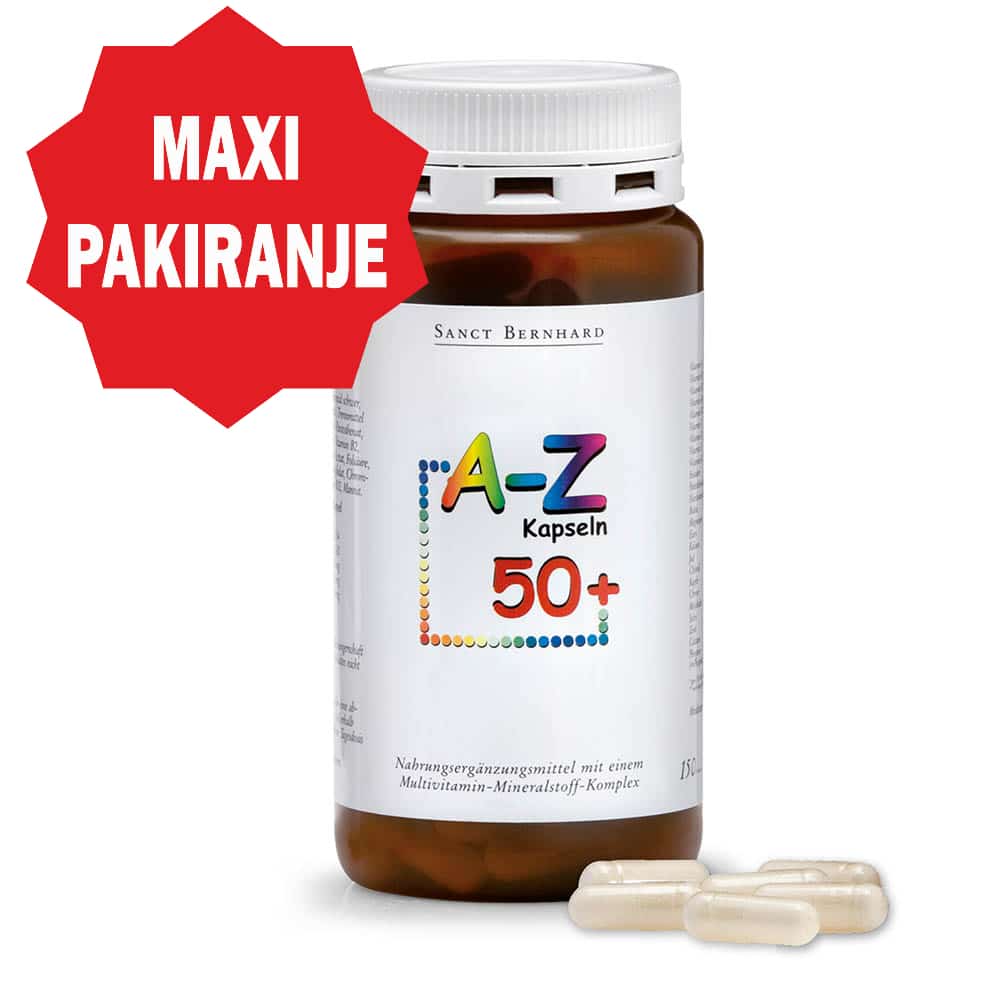 Vitamini A-Z 50 + kapsule (150 kapsula) - Kräuterhaus Sanct Bernhard
