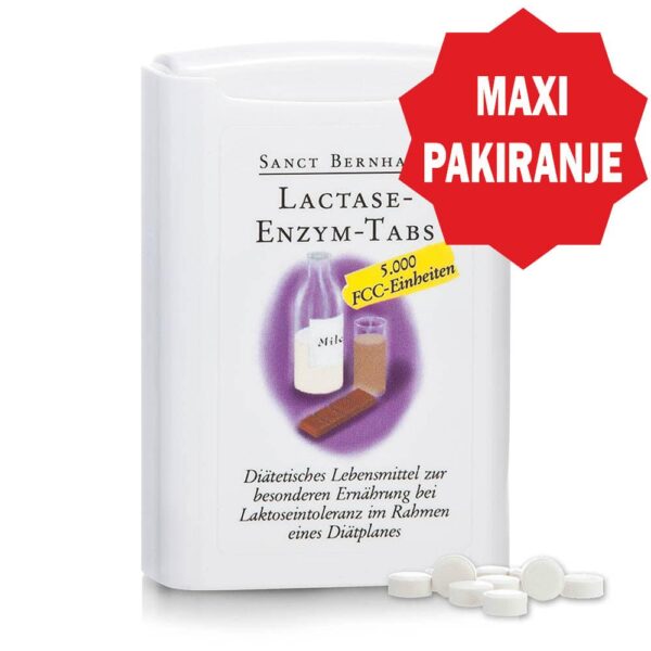 Laktaza enzim tablete (150 tableta) - Kräuterhaus Sanct Bernhard