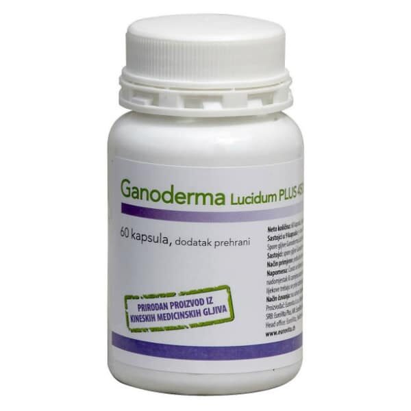 Ganoderma Lucidum Plus (60 kapsula) – EuroVita