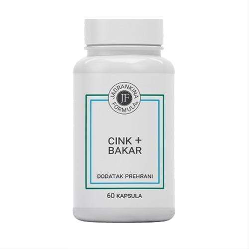Cink + Bakar (60 kapsula) - Jadrankina formula