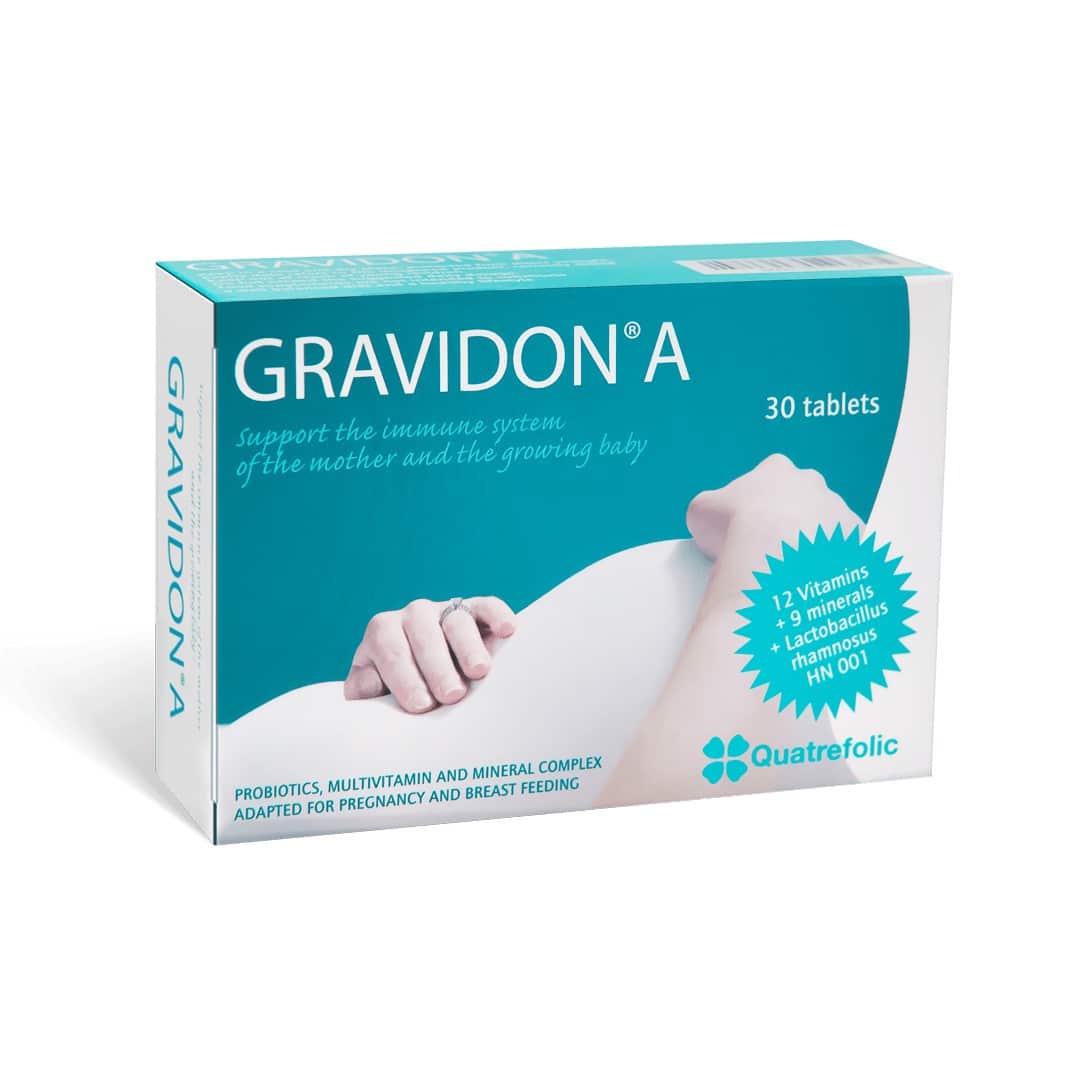 Gravidon A (30 tableta) - dodatak prehrani u trudnoći